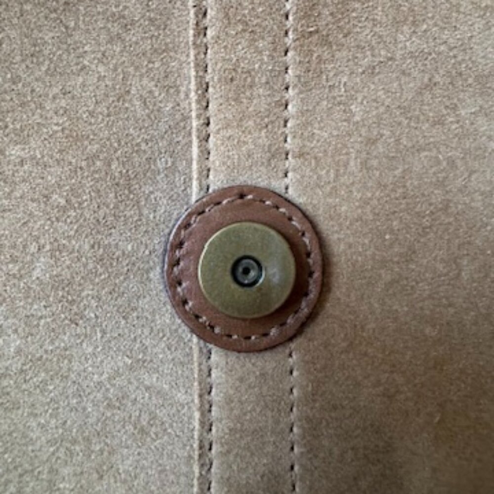 Coach Vintage Suede Brown Hobo Bag Rare Y2K Like New! - Picture 4 of 16